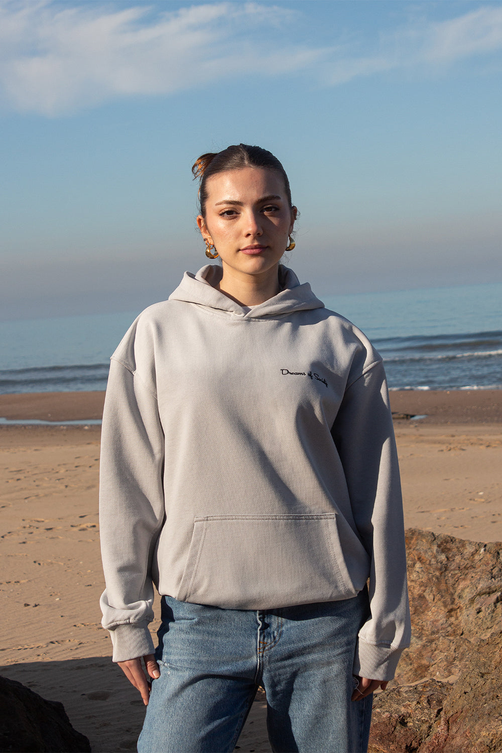 Nostalgia Hoodie Gri - 5