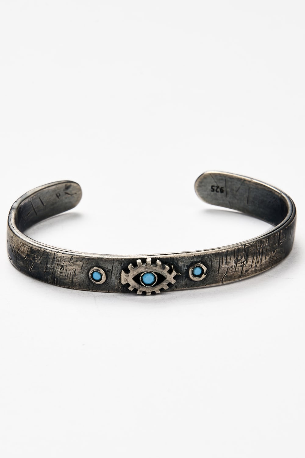 Dunkel Design-Cliff 925 Ayar Gümüş Kelepçe-Bileklik-1-Milagron.com