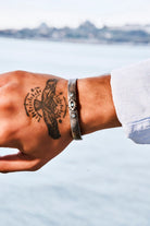 Dunkel Design-Cliff 925 Ayar Gümüş Kelepçe-Bileklik-2-Milagron.com