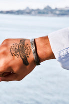 Dunkel Design-Craig 925 Ayar Gümüş Kelepçe-Bileklik-5-Milagron.com