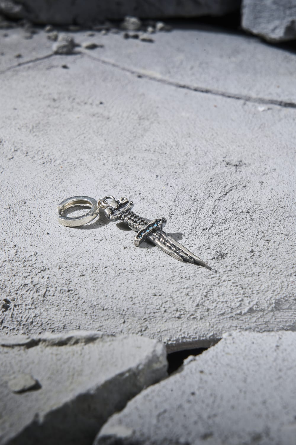 Dunkel Design-Dyla Gümüş Küpe-Küpe-4-Milagron.com