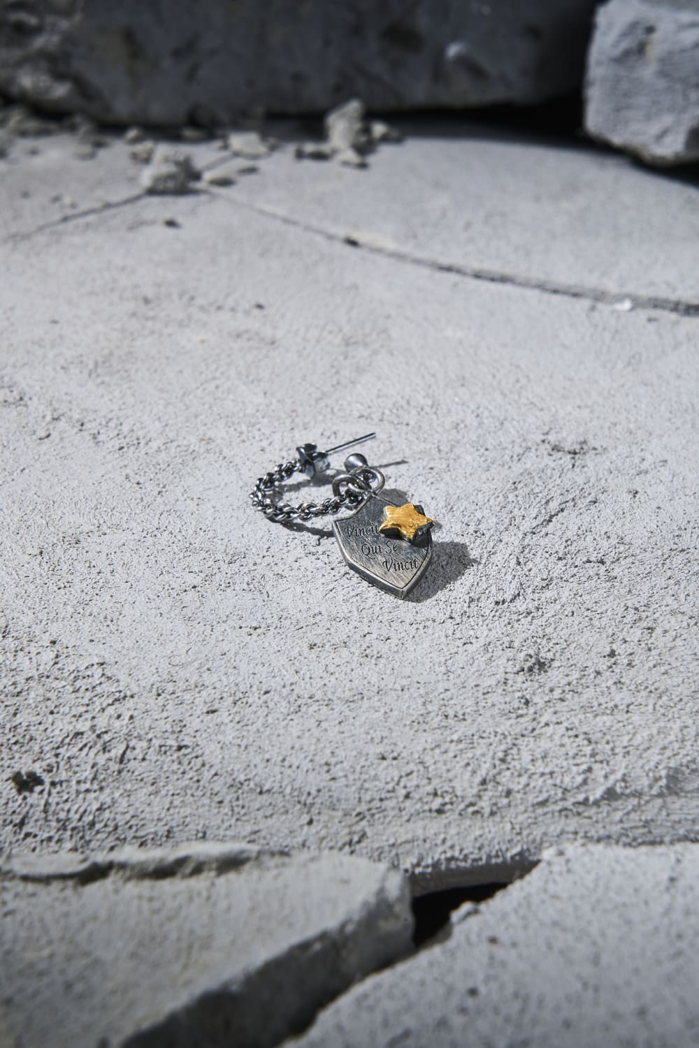 Dunkel Design-Meczup Gümüş Küpe-Küpe-4-Milagron.com