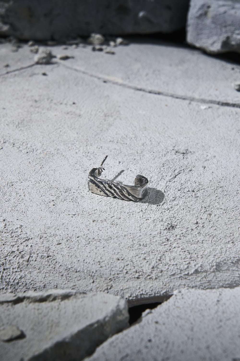 Dunkel Design-Zaylle Gümüş Küpe-Küpe-2-Milagron.com