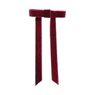 Bordo Kadife Fiyonk Toka