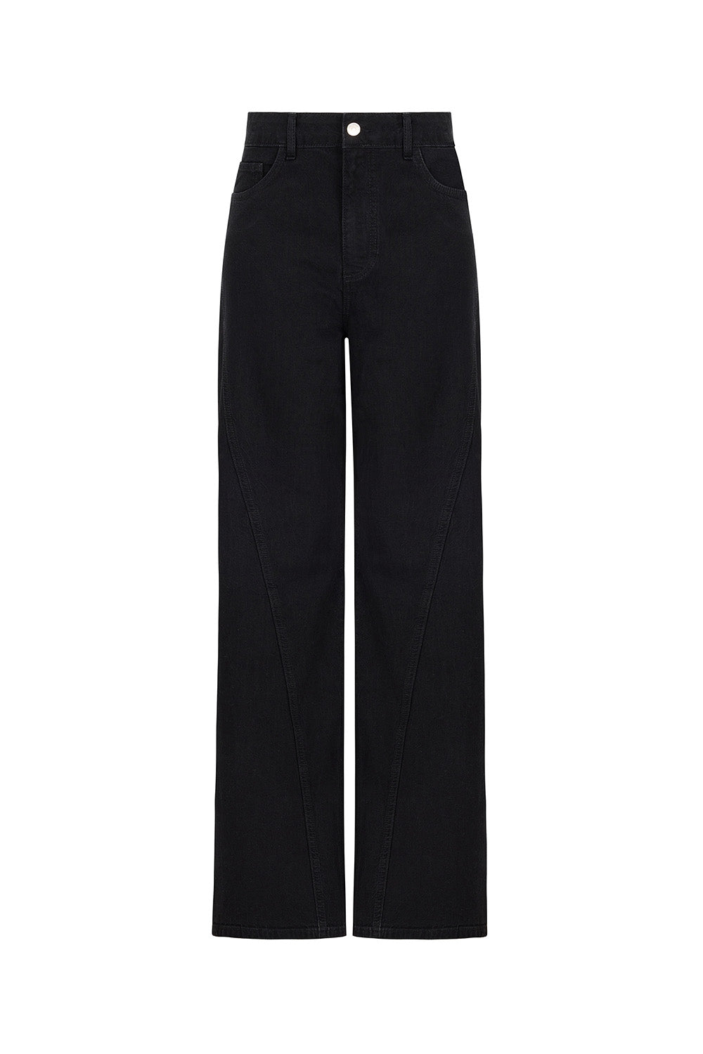 Black Denim Kimono Jean - 6