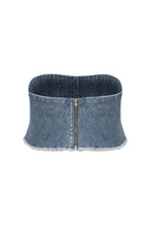 Blue Denim Crop - 8