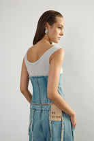 Classic Denim Corset 1 - 3