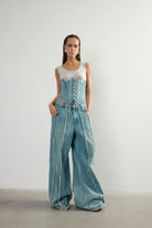 Classic Denim Corset 1 - 4