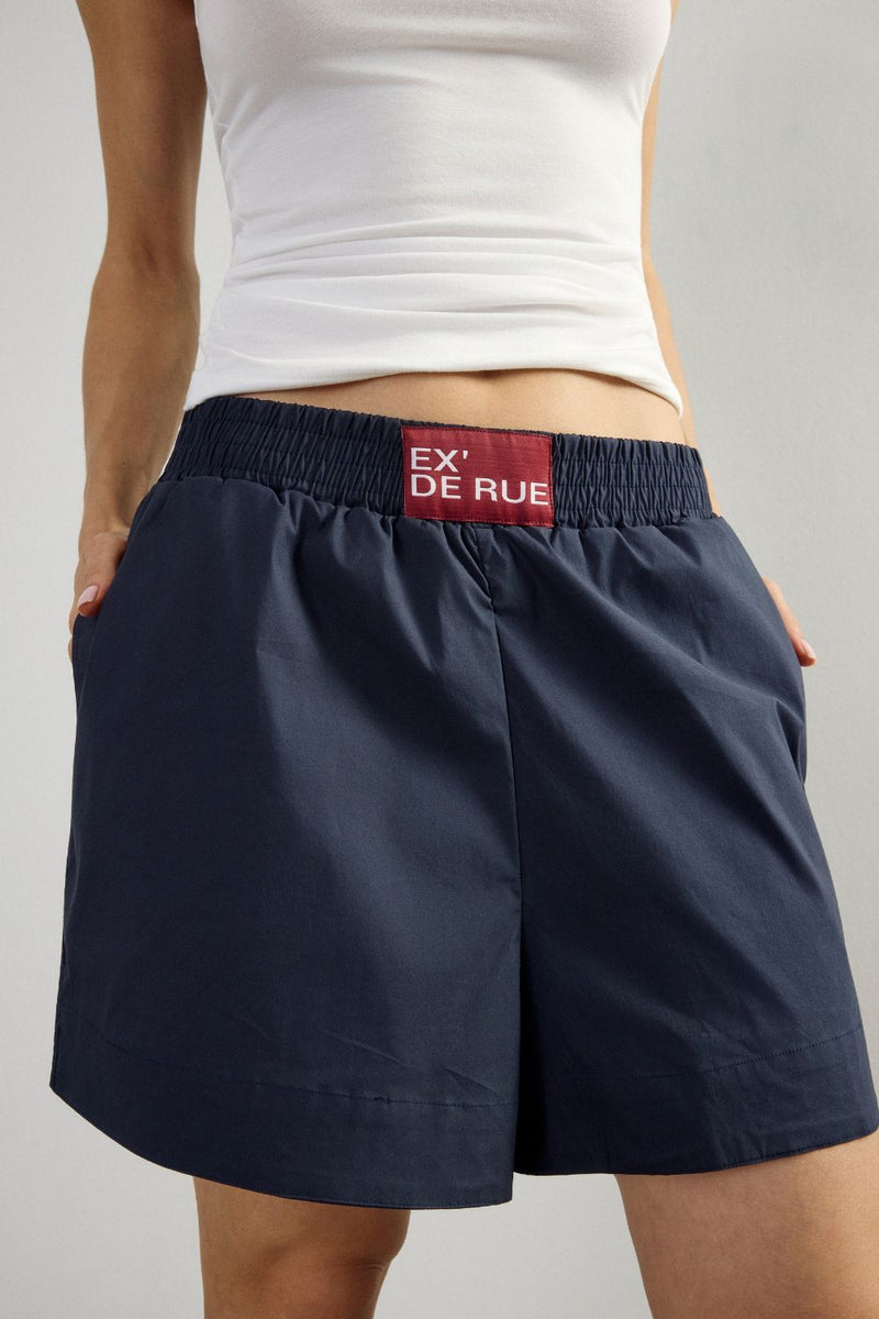 EX’ DE RUE Merlot Poplin Boxer Boxer | Milagron