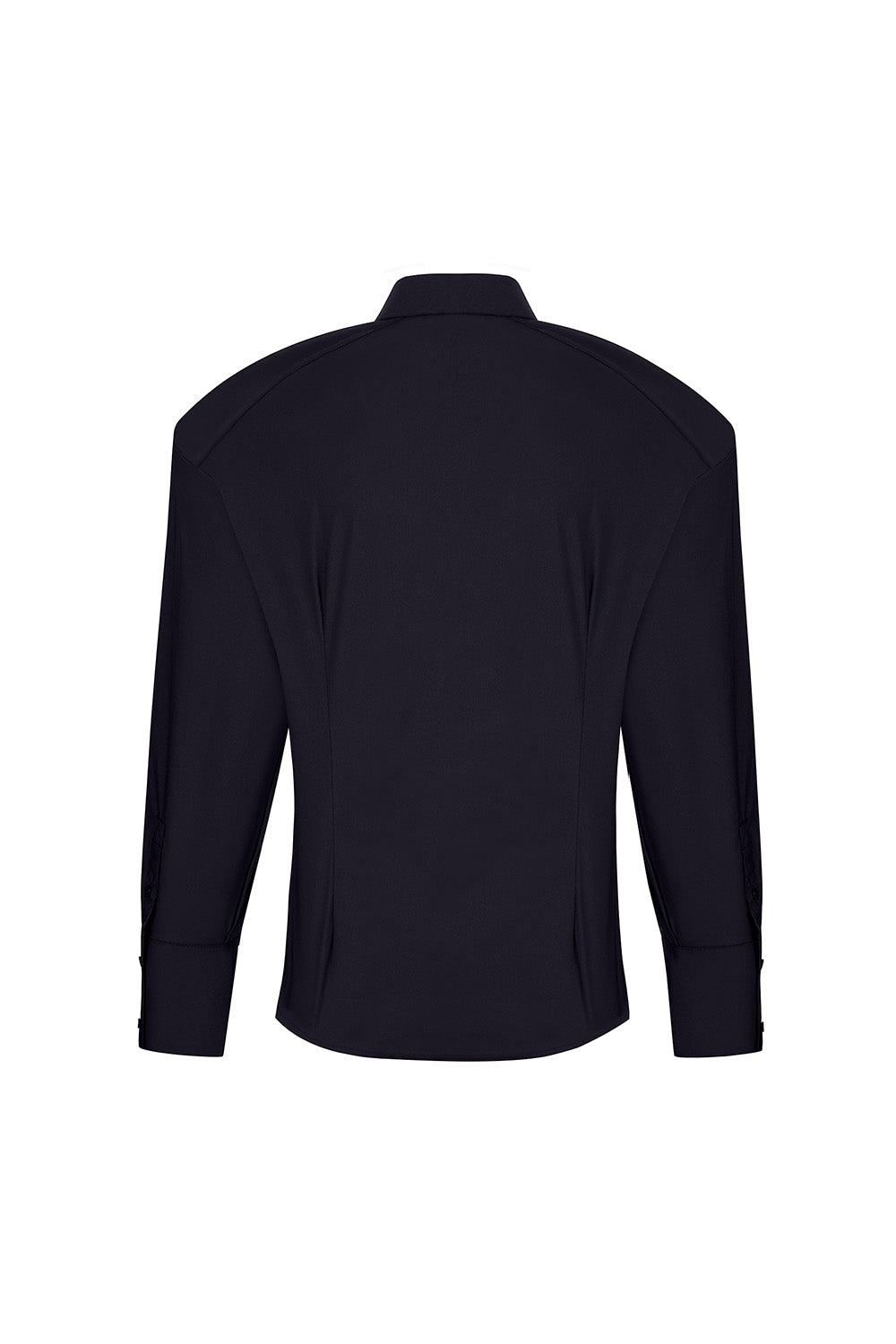 Padded Pleated Merlot Shirt - 5