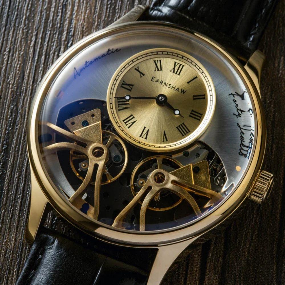 Faraday Double Barrel Es-8179-07 Otomatik Erkek Kol Saati
