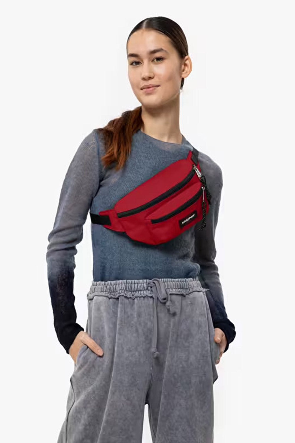 Eastpak-Doggy Bag Scarlet Red Bel Çantası-Bel Çantası-5-Milagron.com