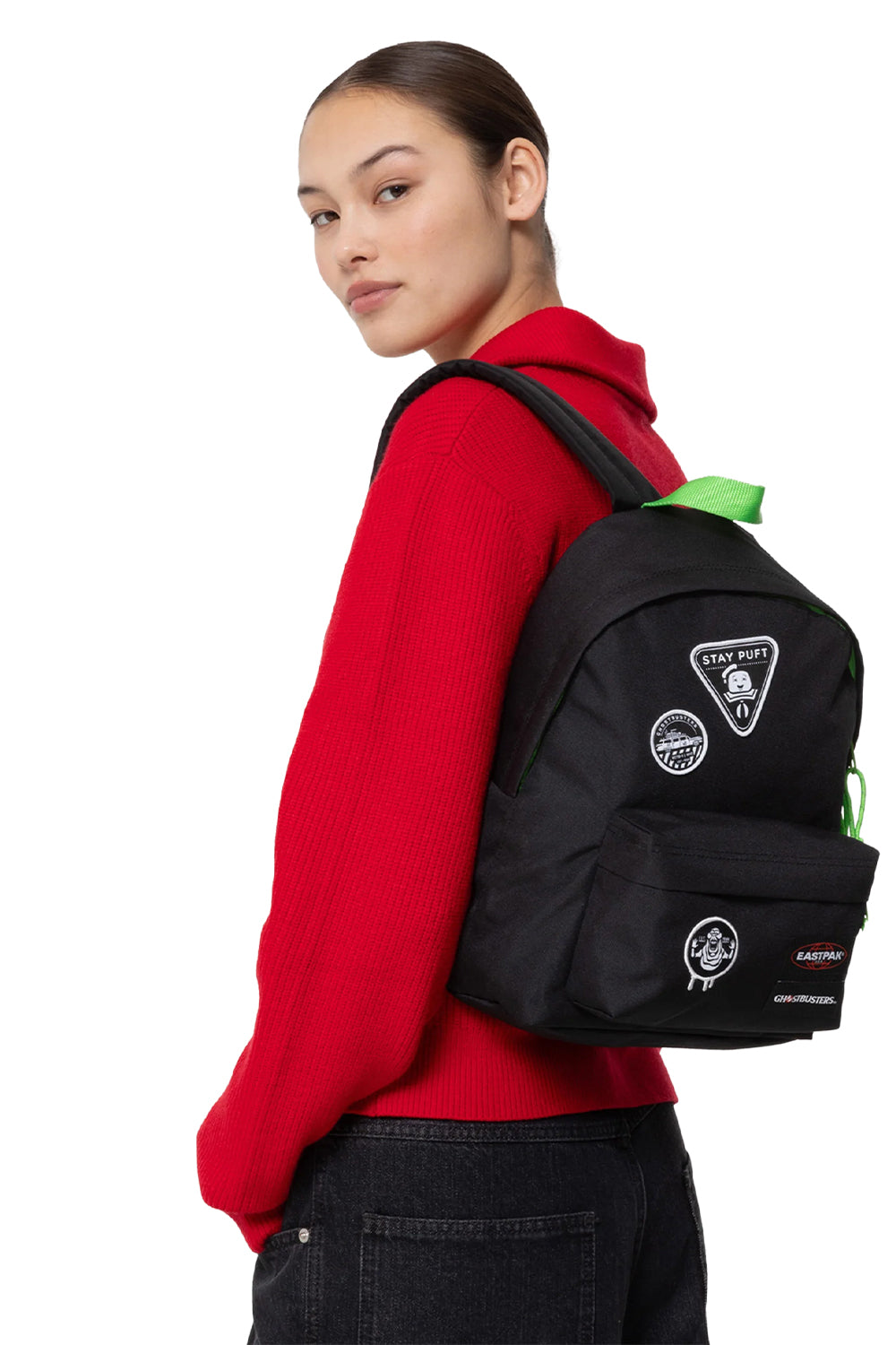 Eastpak-Ghostbusters Orbit Patched Siyah Sırt Çantası-Sırt Çantası-4-Milagron.com