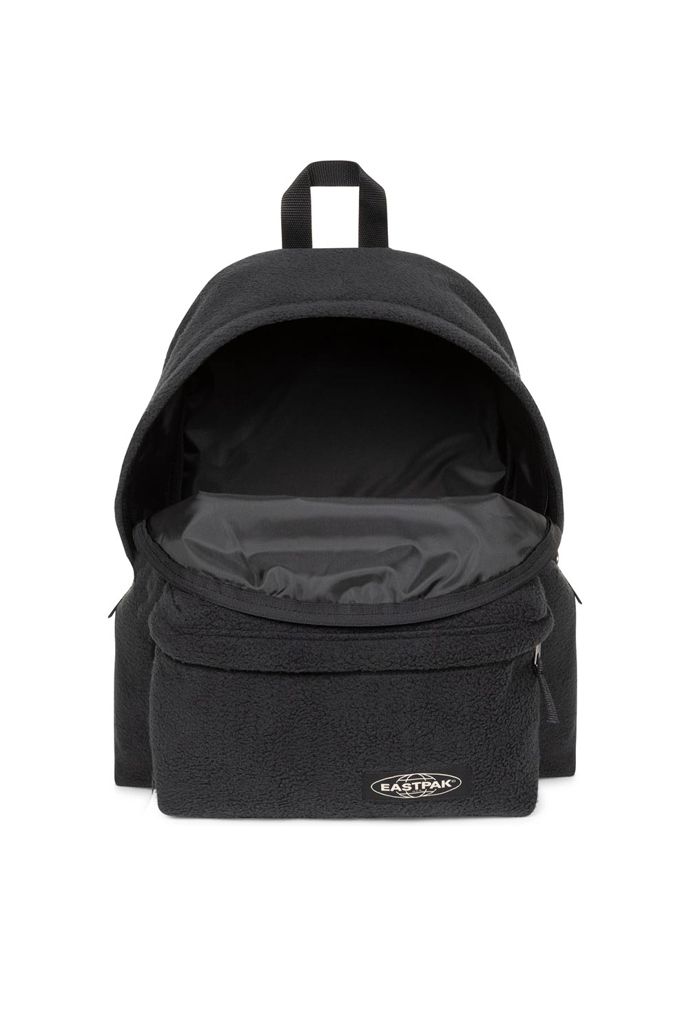 Eastpak-Padded Pak'r Fleec'd Black Sırt Çantası-Sırt Çantası-3-Milagron.com
