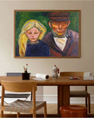 Edvard Munch - Yaşlı Balıkçı Ve Kızı
