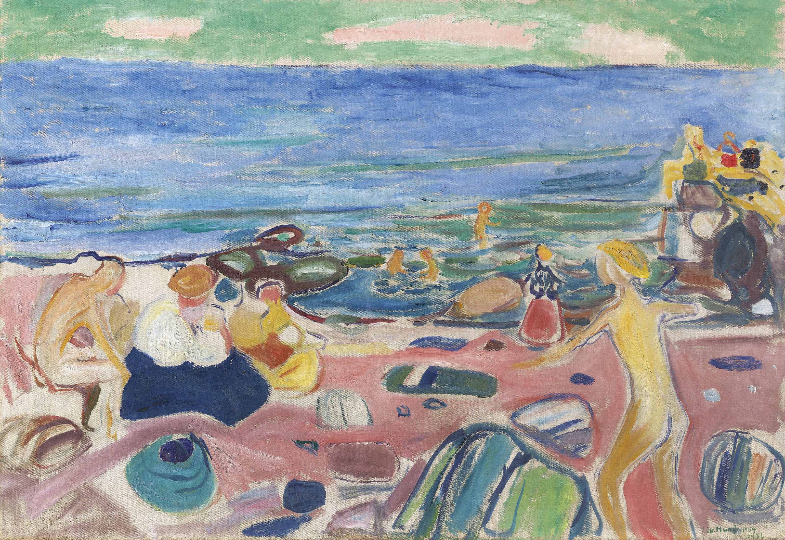 Edvard Munch - Åsgårdstrand'Dan Bir Sahne