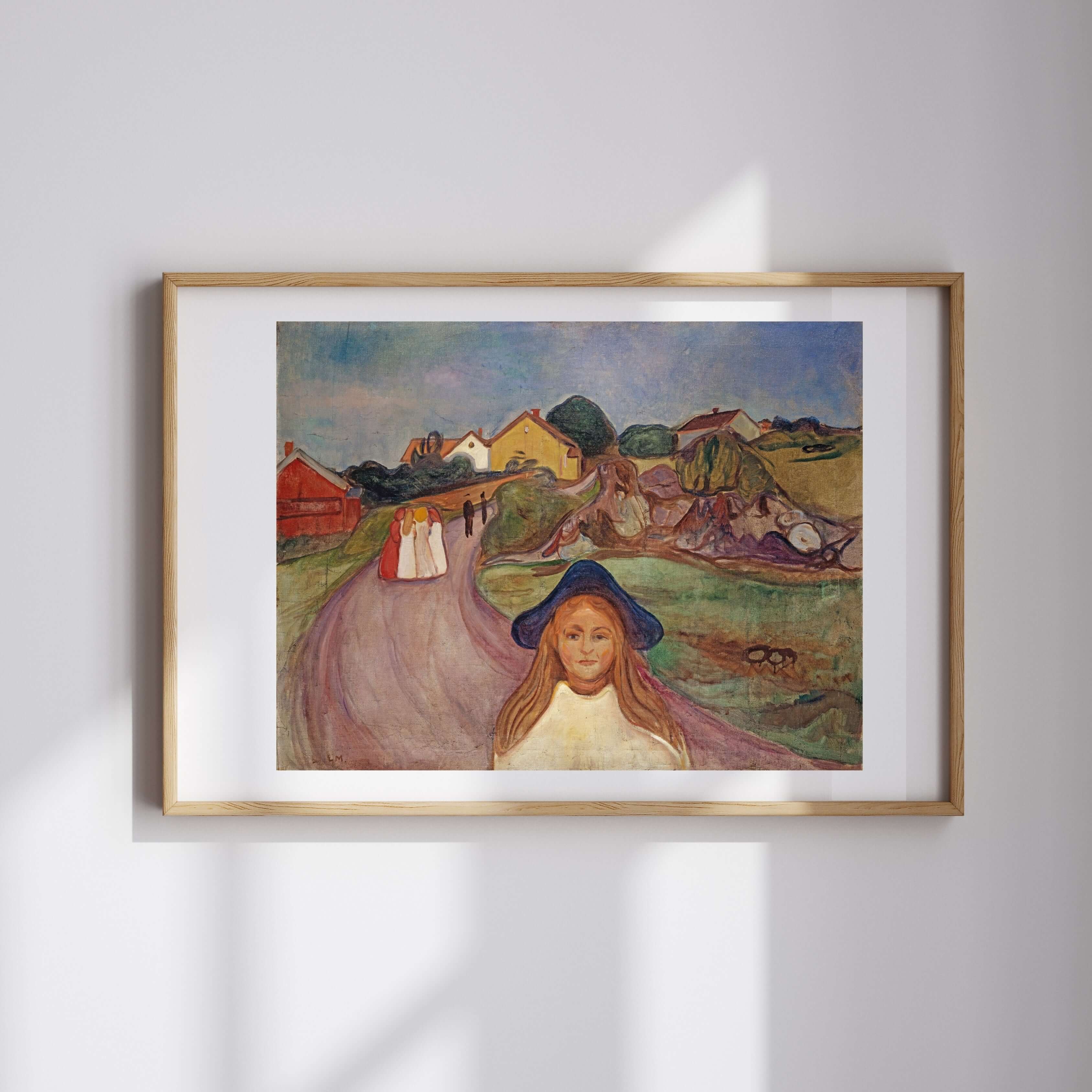 Edvard Munch - Åsgårdstrand'Da Sokak