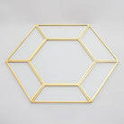 El Crea Designs-Pirinç Cam Supla Tabak Amerikan Servis Runner Nişan Sunum Organizasyon 34x29cm-Biblo-3-Milagron.com