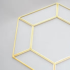 El Crea Designs-Pirinç Cam Supla Tabak Amerikan Servis Runner Nişan Sunum Organizasyon 34x29cm-Biblo-4-Milagron.com