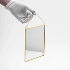 El Crea Designs-Pirinç Gold Duvar Askılı Ayna 20x15cm-Ayna-3-Milagron.com