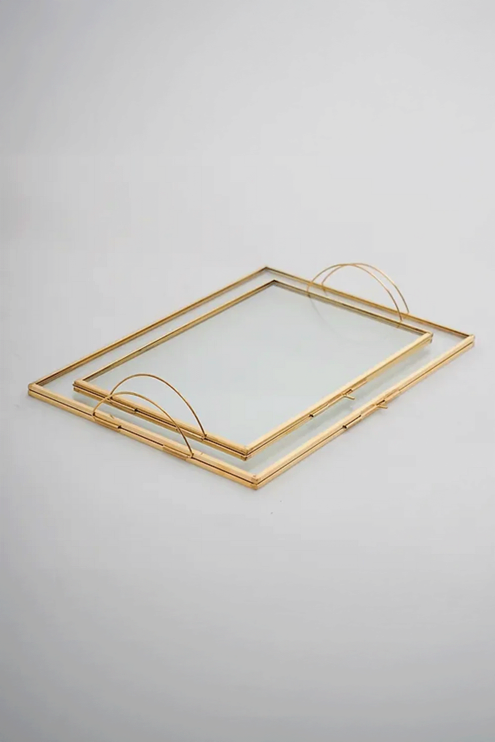 El Crea Designs-Pirinç Tepsi Damat Kahvesi Nişan Sunum Tepsisi 30x20cm-Biblo-1-Milagron.com