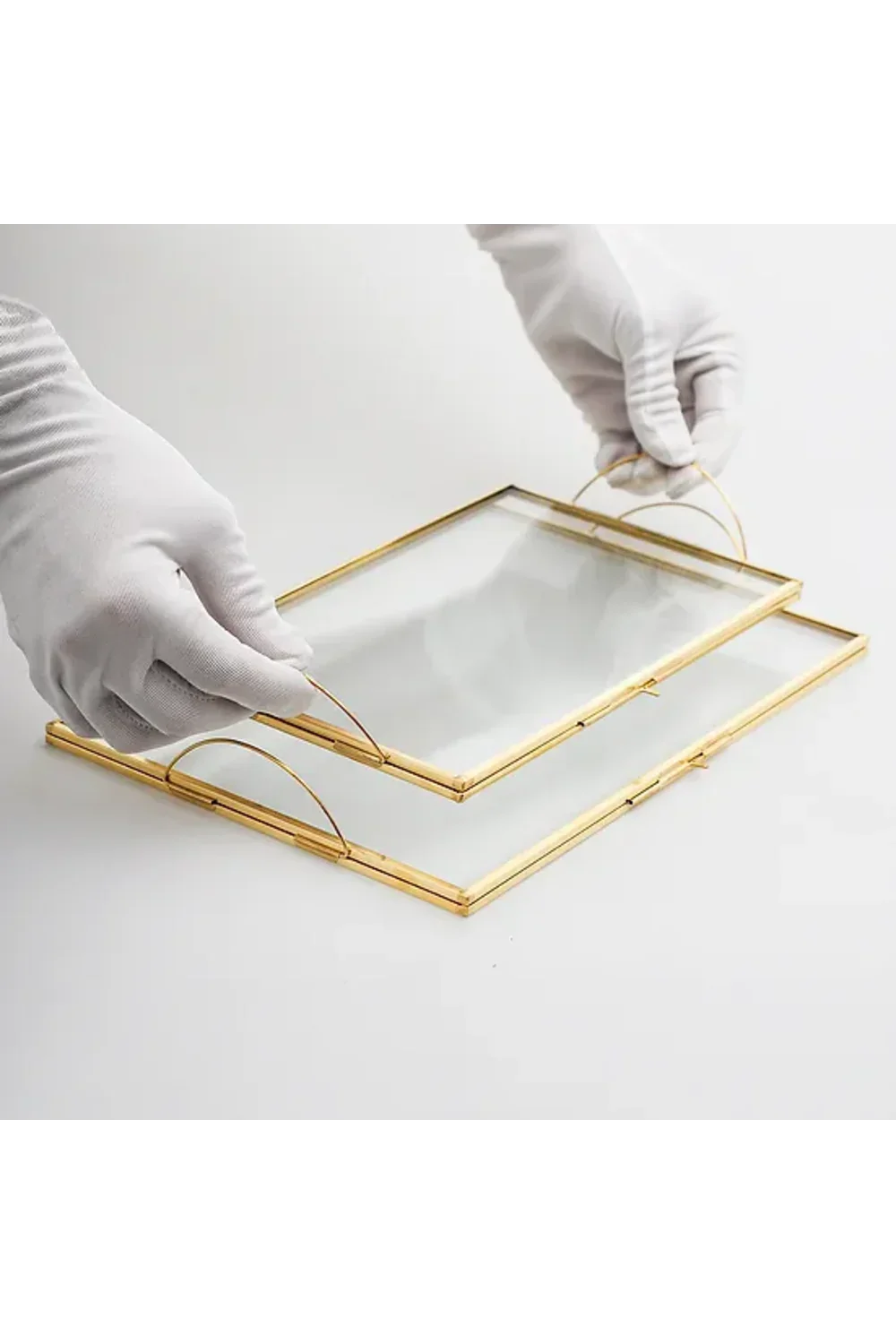 El Crea Designs-Pirinç Tepsi Damat Kahvesi Nişan Sunum Tepsisi 30x20cm-Biblo-3-Milagron.com