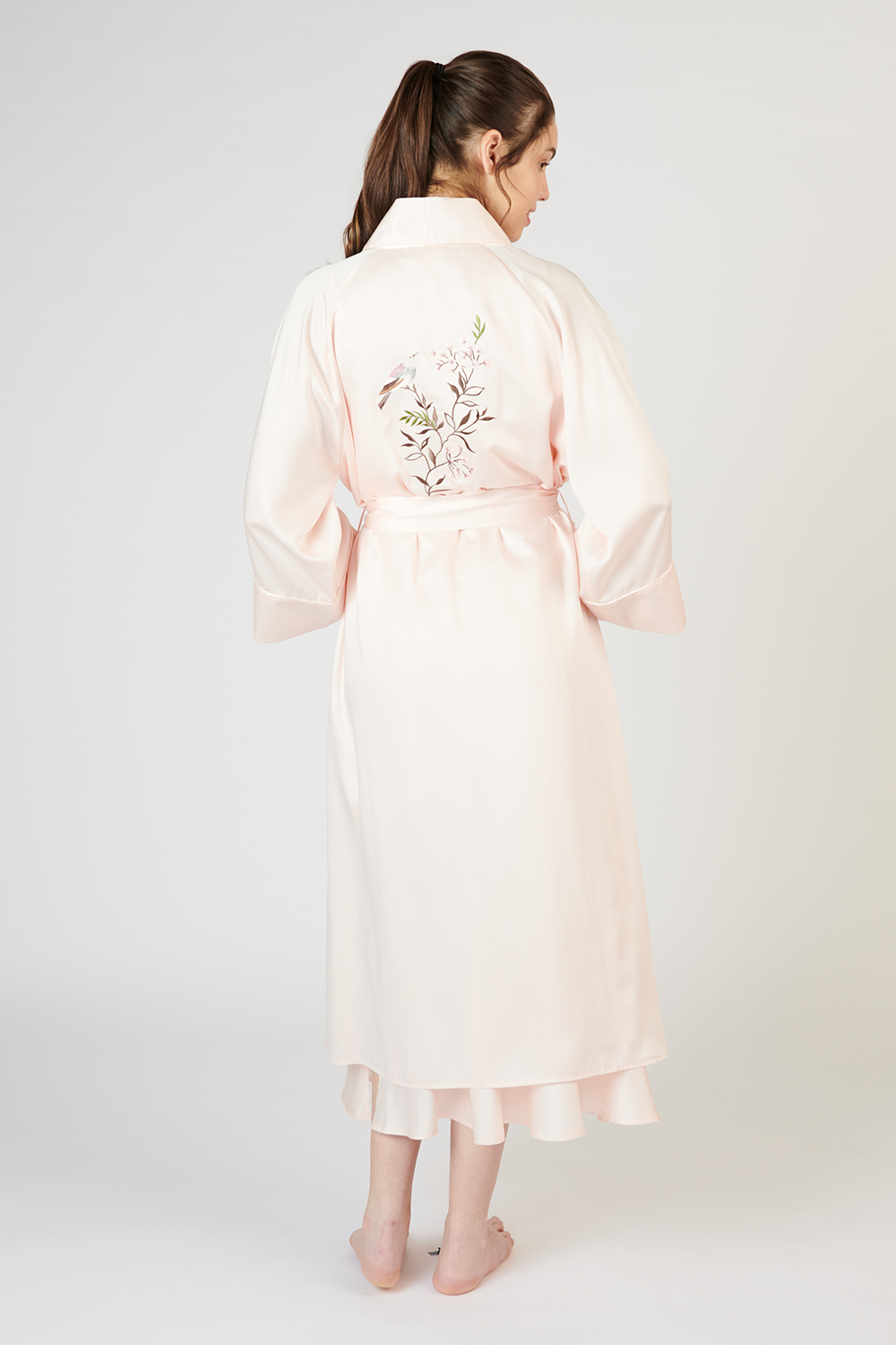 Elli2-Pink Champagne Kimono-Kimono-5-Milagron.com