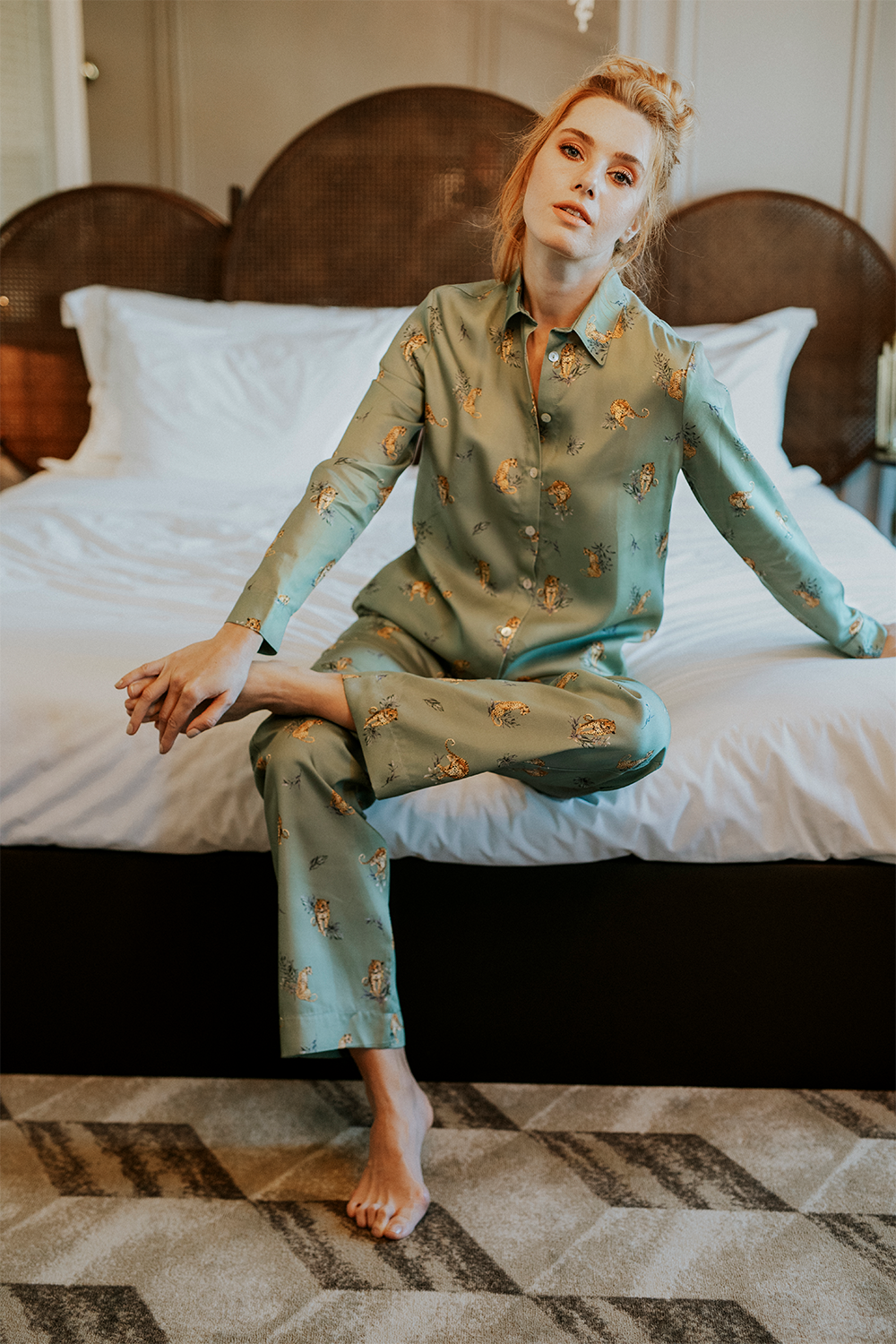Elli2-Sage Green Sahara-Pijama Takımı-2-Milagron.com