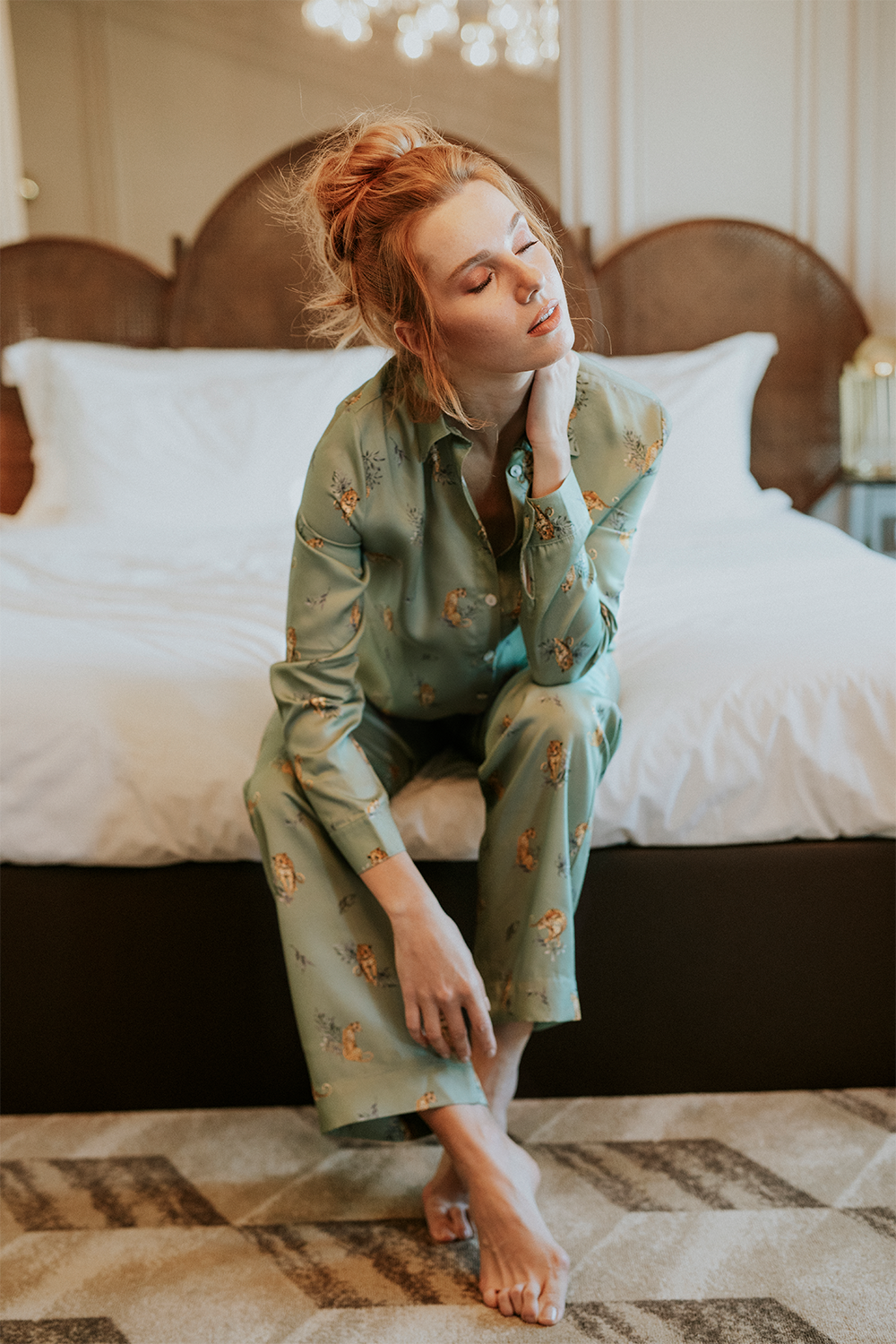 Elli2-Sage Green Sahara-Pijama Takımı-3-Milagron.com