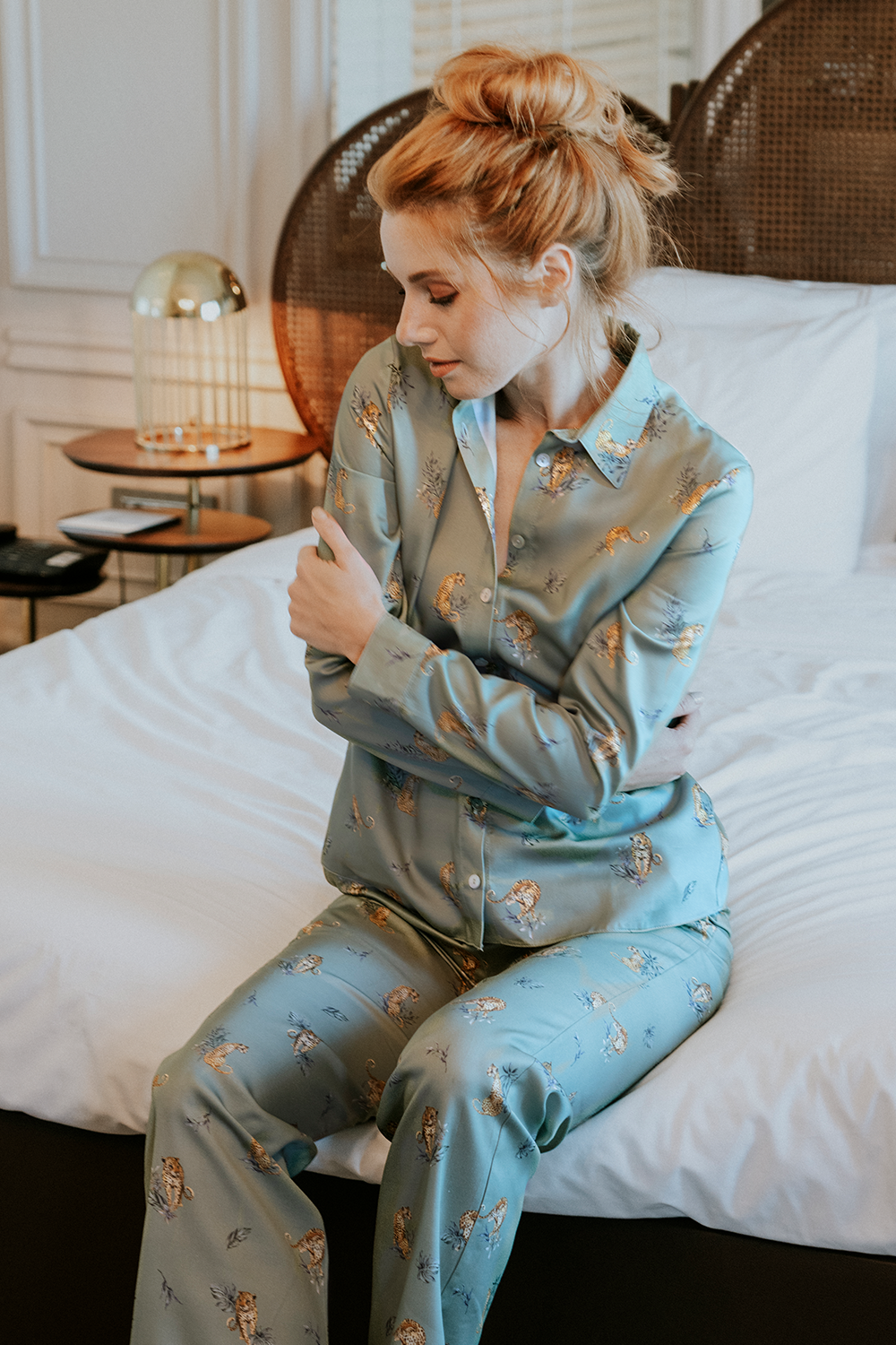 Elli2-Sage Green Sahara-Pijama Takımı-4-Milagron.com