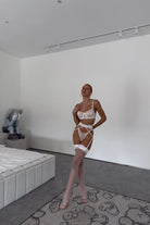 Chambre Secrète Garter Set - White - 0