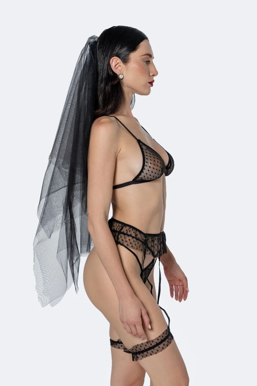 Étoile Bra Set - Black - 2