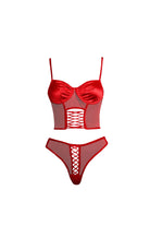 Elorian Couture Lingerie-Reddish - Jade Bustier Set-İç Giyim Setleri-1-Milagron.com