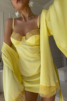 Privé – Soleil Satin Dress & Robe Set - 3