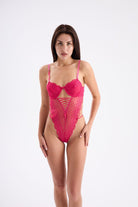 Elorian Couture Lingerie-Sugarveil Lace Bodysuit-Bodysuit-7-Milagron.com
