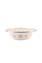 Emaylab-Beige Emaye Çukur Makarna Ve Salata Tabağı-Sunum Aksesuarları-1-Milagron.com