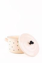 Emaylab-Black Cupid Emaye 20cm Tencere- 3 Litre-Sunum Aksesuarları-3-Milagron.com