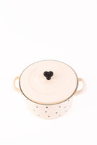 Emaylab-Black Cupid Emaye 20cm Tencere- 3 Litre-Sunum Aksesuarları-5-Milagron.com