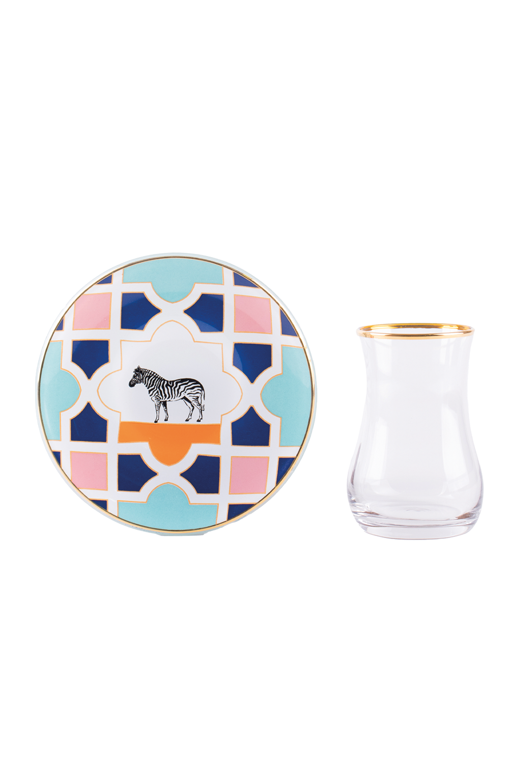 Emaylab-Jaolu Cam Çay Bardağı Ve Tabağı-Sunum Aksesuarları-1-Milagron.com