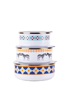 Emaylab-Jaolu Üçlü Emaye Saklama Kabı Seti-Sunum Aksesuarları-1-Milagron.com