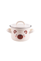 Emaylab-Little Bear Emaye 12cm Bebek Tenceresi (850 Ml)-Sunum Aksesuarları-1-Milagron.com