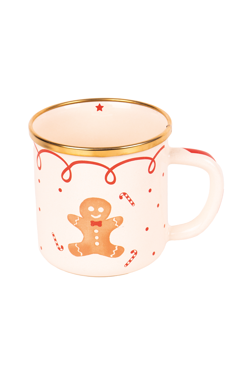 Emaylab-Merry Ginger Emaye Kupa-Bardak-1-Milagron.com