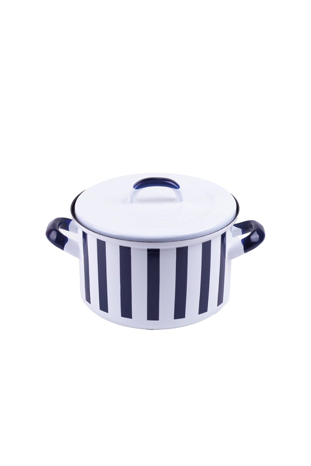 Emaylab-Rainpot Emaye Tencere 16cm - Stripe-Sunum Aksesuarları-1-Milagron.com