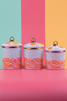 Emaylab-Retro Hippie Emaye Baharatlık / Kavanoz Seti-Sunum Aksesuarları-1-Milagron.com