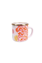 Emaylab-Retro Hippie Emaye Kupa-Sunum Aksesuarları-1-Milagron.com