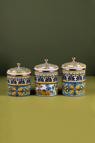 Emaylab-Selge Emaye Kavanoz Takımı-Sunum Aksesuarları-1-Milagron.com