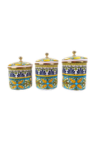 Emaylab-Selge Emaye Kavanoz Takımı-Sunum Aksesuarları-2-Milagron.com