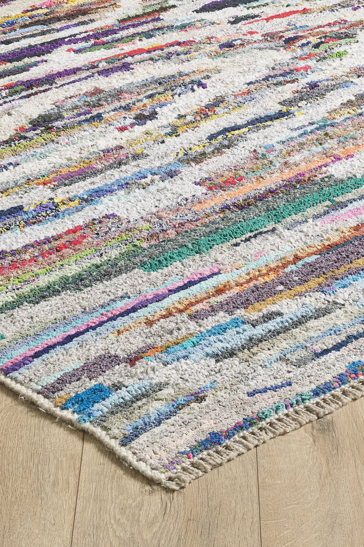 Empera-Antik Halı Recycle Etnik Desenli El Dokuması Salon Halısı E0007-2-Milagron.com