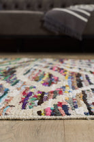 Empera-Antik Halı Recycle Etnik Desenli El Dokuması Salon Halısı E0007-4-Milagron.com