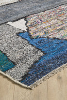 Empera-Antik Halı Recycle Etnik Desenli El Dokuması Salon Halısı E0008-2-Milagron.com